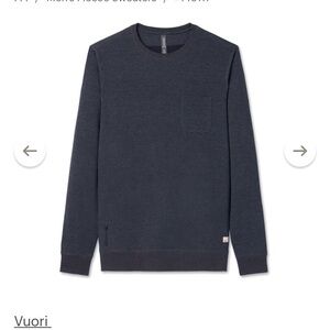 Vuori Navy Sweatshirt